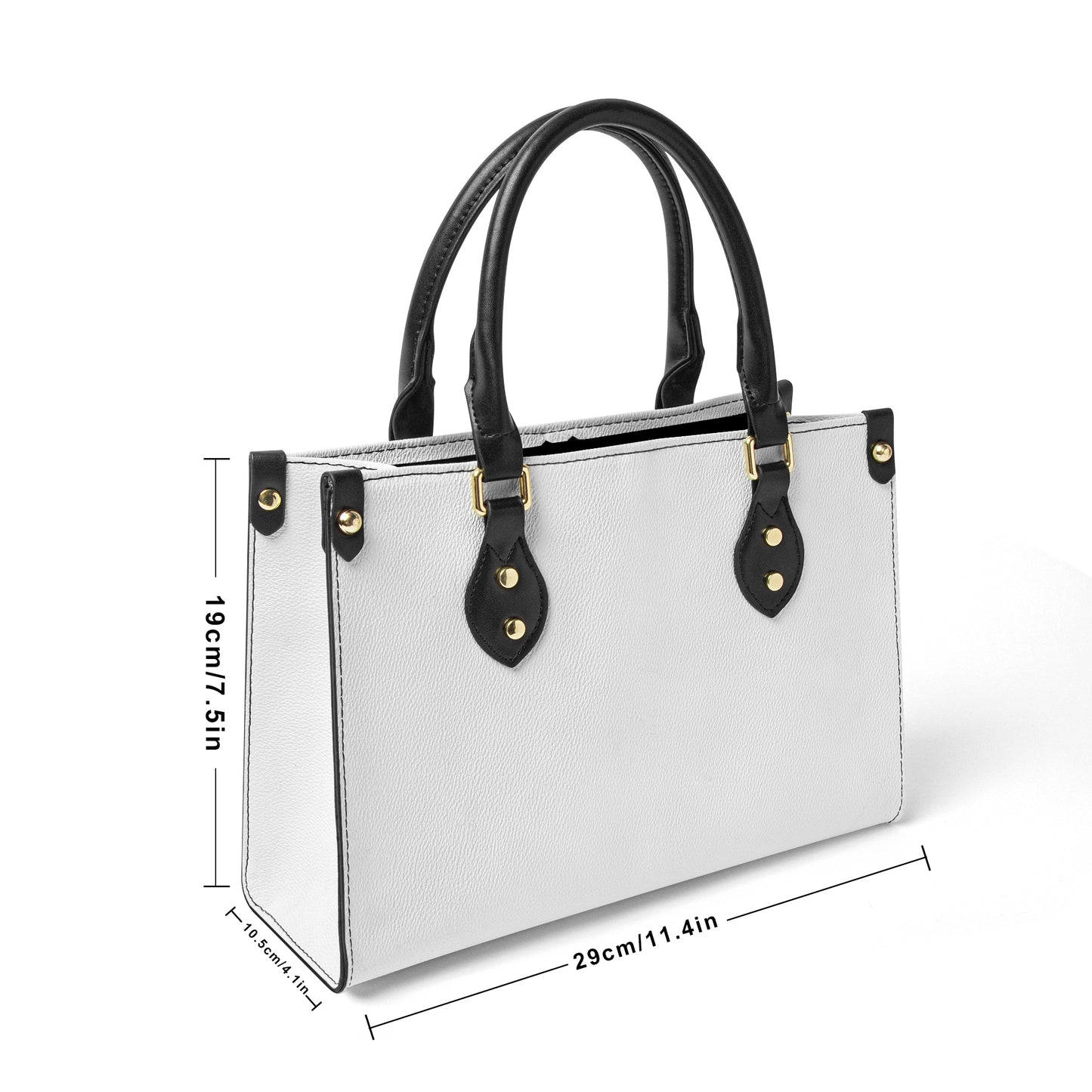 L&W Women's Tote Bag With Black Handle
